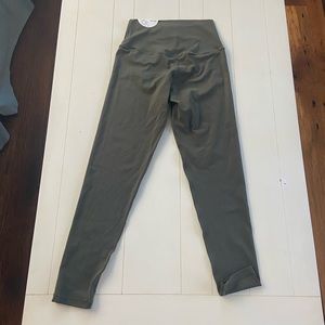 Aerie Offline Real Me 7/8 Leggings, dark green, size Medium